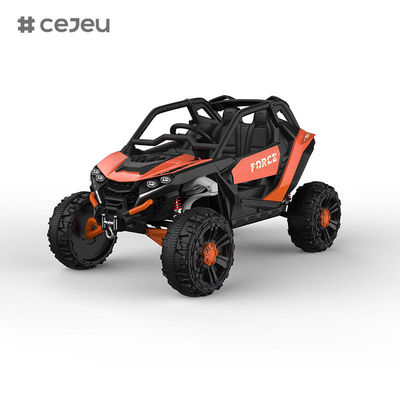 سيارة ركوب للأطفال CJ-5298 بجهد 12 فولت، تتسع لشخصين، سيارة UTV، شاحنة كهربائية ببطارية 10 أمبير في الساعة مع محركين 550 واط، موسيقى / بوق / بلوتوث / طاقة
