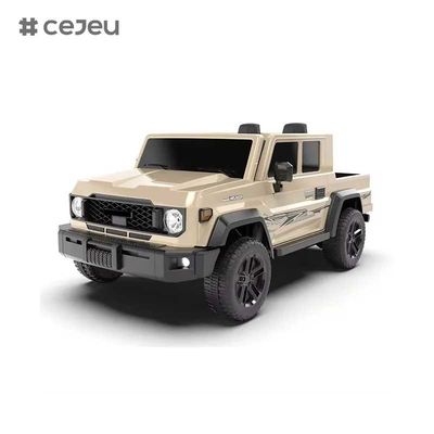 CJ-TTXB-HZBB-985 2025 شاحنة كهربائية جديدة 4WD للأطفال ركوب على 4x4 عجلات 3-8 سنوات مقعدين خارج الطريق RC مع طاقة البطارية