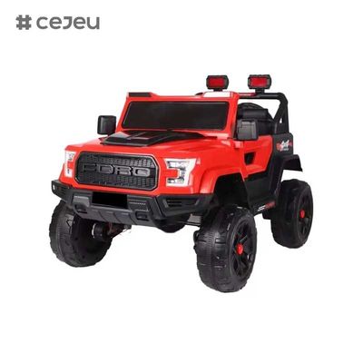CJ-DLX-999 اللعبة الكهربائية ذات الأربع عجلات للطفل جهاز التحكم عن بعد قابل لإعادة الشحن