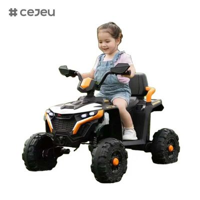 سيارة ركوب كهربائية جديدة بأربع عجلات CJ-BDL-5189، 12 فولت، 4X4 ATV، سيارة شاطئية للأطفال، سيارة كهربائية تعمل بالبطارية من البلاستيك الرخيص