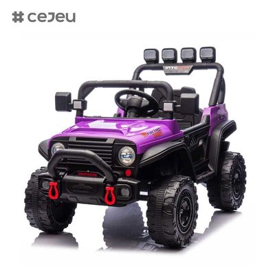 CJ-HP-018SJ موديلات مركبات النقل الترفيهية ذات الدفع الرباعي اختيار جيد مساحة تخزين خلفية سرعتان متوفرتان ألوان بنفسجي أسود وردي أزرق سيارة بلاستيكية