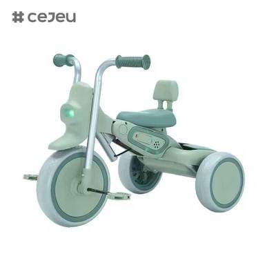 دراجات ثلاثية العجلات للأطفال CJ-BY-117 مع أضواء وموسيقى، دراجة ثلاثية قابلة للطي بأسعار المصنع بالجملة، وسيلة نقل مريحة