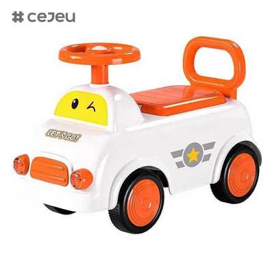 CJ-SL-608 مصنع الجملة سكوتر كهربائي ذو 4 عجلات سيارات ألعاب بلاستيكية للأطفال للقيادة لعبة سيارة أرجوحة للأطفال