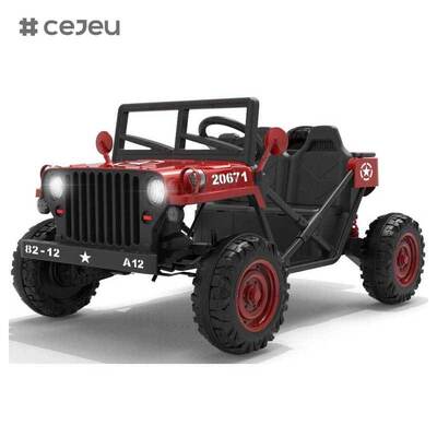 CJ-XH-JC609 الركوب الكهربائي للأطفال على أربع عجلات على السيارة مع وظيفة التأرجح والموسيقى التعليمية
