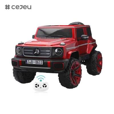 CJ-JB-8611 سوبر 2 مقاعد أطفال ركوب على سيارات للجنسين 12 فولت ركوب كهربائي على سيارة قابلة للشحن سيارة أطفال مرسيدس