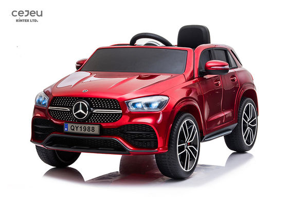 سيارة أطفال مرخصة EN71 تعمل بالقيادة على سيارة مرسيدس بنز Gl450 SUV بجهد 6 فولت، وزنها 19 كجم
