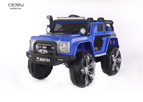 12V7AH الاطفال ركوب على سيارة لعبة بطارية قابلة للإزالة الطفل سيارة كهربائية 4x4 ديب بلو