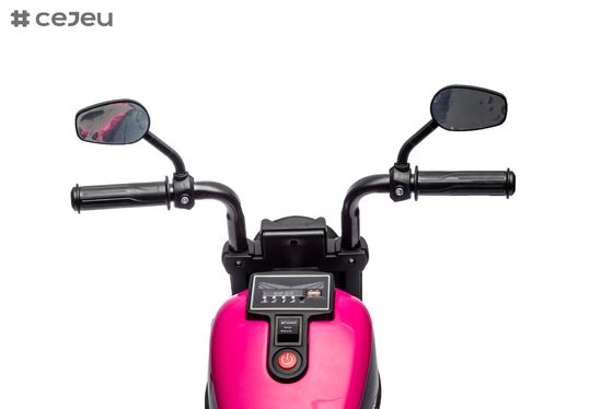 Electric Kids Motorcycle Toy, Music & Lights, Hand Acceleration & Foot Brake, 6V4.5AH