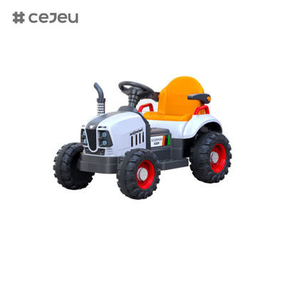 Plastic Ride On Tractor/Music/Early education Light/ With manual push machine /Drag bucket