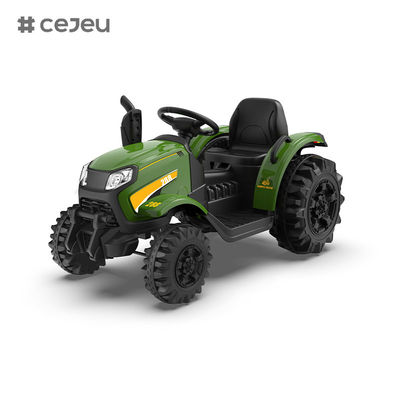 CJ-1009A الأطفال ركوب الجرار مع التحكم عن بعد، الجرار الكهربائي مع مقطورة للطفل الرضيع مع محركين قويين،