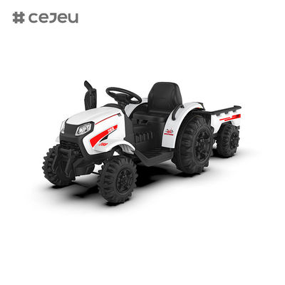 سيارة ركوب للأطفال CJ-1009B مع جهاز تحكم عن بعد، جرار كهربائي مع مقطورة للأطفال الصغار بمحركات مزدوجة قوية،