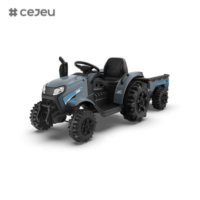 سيارة ركوب للأطفال CJ-1009B مع جهاز تحكم عن بعد، جرار كهربائي مع مقطورة للأطفال الصغار بمحركات مزدوجة قوية،