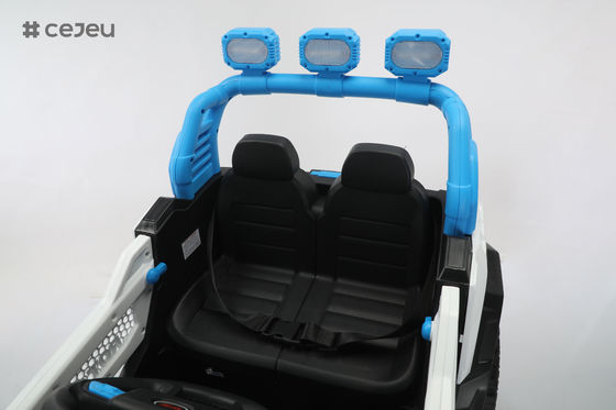 CJ-6187 12V 2 مقعد الأطفال ركوب على سيارة UTV، 4.5AH السيارات الكهربائية شاحنة سيارة مع 2x390W المحرك،USB،MP3، الموسيقى، بلوتوث
