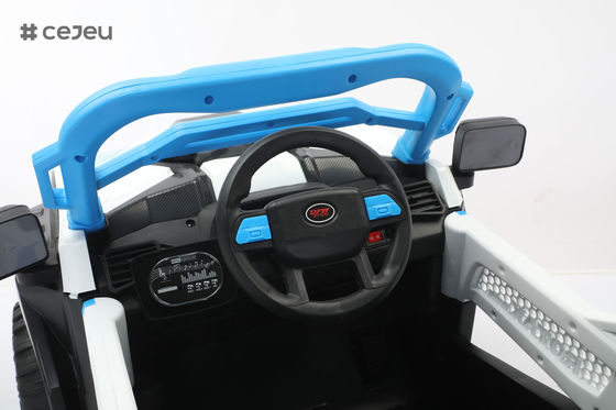 CJ-6187 12V 2 مقعد الأطفال ركوب على سيارة UTV، 4.5AH السيارات الكهربائية شاحنة سيارة مع 2x390W المحرك،USB،MP3، الموسيقى، بلوتوث