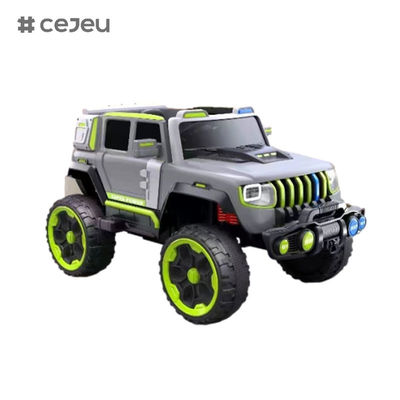 سيارة جيب CJ-LC-6169 12 فولت ذات دفع رباعي مع تشغيل بلمسة واحدة، وبلوتوث، وUSB - آمنة ومتينة وممتعة للأطفال.