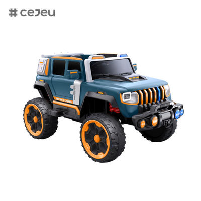 سيارة جيب CJ-LC-6169 12 فولت ذات دفع رباعي مع تشغيل بلمسة واحدة، وبلوتوث، وUSB - آمنة ومتينة وممتعة للأطفال.