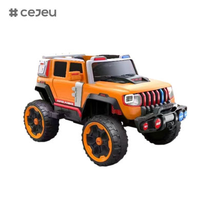 سيارة جيب CJ-LC-6169 12 فولت ذات دفع رباعي مع تشغيل بلمسة واحدة، وبلوتوث، وUSB - آمنة ومتينة وممتعة للأطفال.