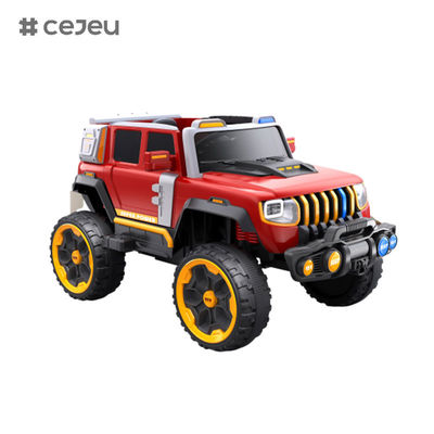 سيارة جيب CJ-LC-6169 12 فولت ذات دفع رباعي مع تشغيل بلمسة واحدة، وبلوتوث، وUSB - آمنة ومتينة وممتعة للأطفال.