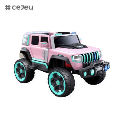 سيارة جيب CJ-LC-6169 12 فولت ذات دفع رباعي مع تشغيل بلمسة واحدة، وبلوتوث، وUSB - آمنة ومتينة وممتعة للأطفال.