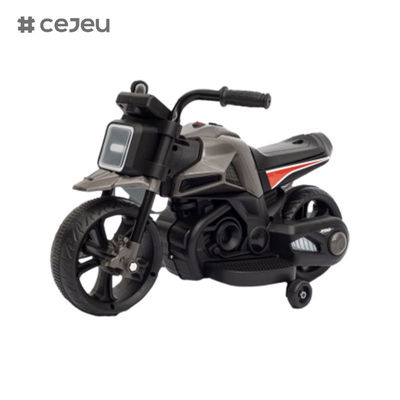 دراجات نارية جديدة CJ-998، مفتاح بلمسة واحدة، مصباح LED، موسيقى، عجلات تدريب، للأولاد والبنات من سن 3-8 سنوات