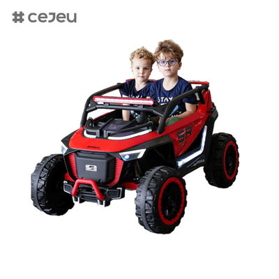 CJ-8809 مقعد الأطفال ركوب على سيارة UTV، مع 12V7AH * 1 4x390 محرك،2.4G RC, مقعد جلدي, موسيقى, LED, بلوتوث, USB
