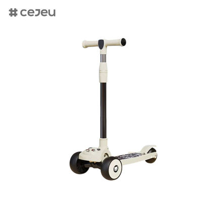 CJ-E300-2، نمط الباندا، مع الأضواء والموسيقى، يمكن ضبط مقبض 68-85cm، الأطفال من مختلف الارتفاعات يمكن أن تلعب