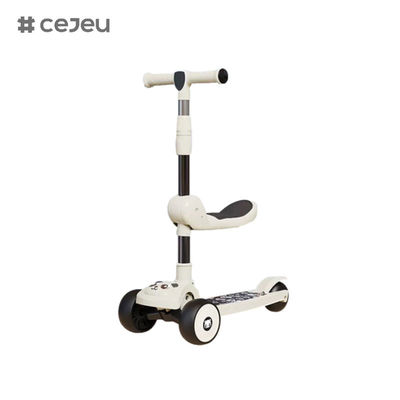 CJ-E300-8، مع وسادة مقعد، وأضواء، وموسيقى، ويمكن تعديل المقبض 68-85 سم، ويمكن للأطفال من مختلف الأطوال اللعب