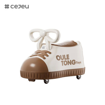 CJ-600، شكل الحذاء، حجم 48*27*34، عجلة عالمية موسيقية/صامتة/صندوق تخزين كبير/تكبير المقعد/تصميم مضاد للانقلاب