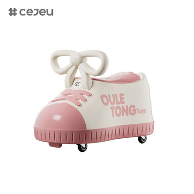 CJ-600، شكل الحذاء، حجم 48*27*34، عجلة عالمية موسيقية/صامتة/صندوق تخزين كبير/تكبير المقعد/تصميم مضاد للانقلاب