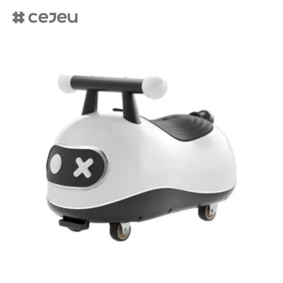 CJ-BBTH-R1-1, سكوتر بالفول السوداني, ضوء ABS/موسيقى يدور 360 درجة, أخضر/بني/أسود/وردي, أربعة ألوان اختيارية