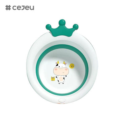 CJ-JC1141,PP+TPE قابل للطي，حوض غسيل للأطفال，طي بمفتاح واحد，تخزين مريح，متوفر في أي وقت وفي أي مكان