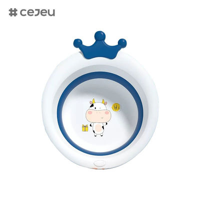 CJ-JC1141,PP+TPE قابل للطي，حوض غسيل للأطفال，طي بمفتاح واحد，تخزين مريح，متوفر في أي وقت وفي أي مكان