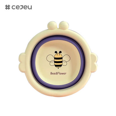 CJ-JC1301,PP+TPEF قابلة للطي, حوض غسيل الأطفال, مفتاح واحد قابلة للطي, 31*32.5*3cm, تخزين مريح, في أي وقت, في أي مكان متاح