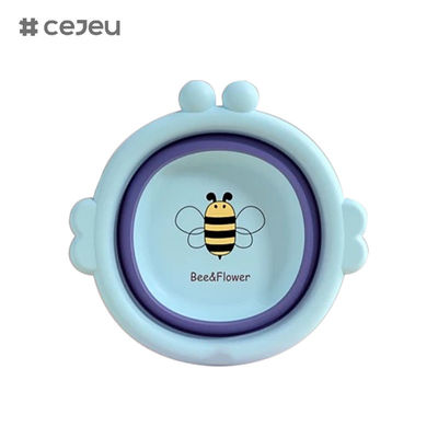 CJ-JC1301,PP+TPEF قابلة للطي, حوض غسيل الأطفال, مفتاح واحد قابلة للطي, 31*32.5*3cm, تخزين مريح, في أي وقت, في أي مكان متاح