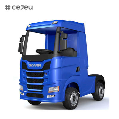 شاحنة CJ-HL698 SCANIA R SERIES مرخصة، 12 فولت 10 أمبير في الساعة * 1 35 واط * 2 2.4G RC عرض موسيقى/طاقة للأمام/للخلف بابين عالي/منخفض