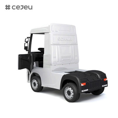شاحنة CJ-HL698 SCANIA R SERIES مرخصة، 12 فولت 10 أمبير في الساعة * 1 35 واط * 2 2.4G RC عرض موسيقى/طاقة للأمام/للخلف بابين عالي/منخفض