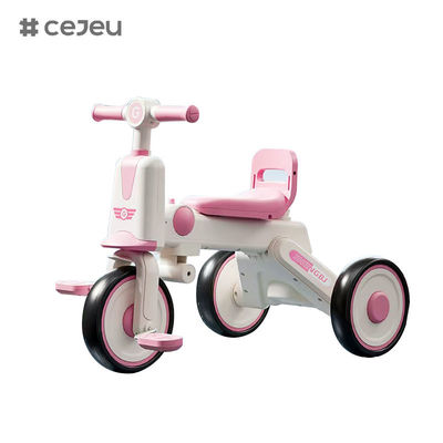 CJ-610، مع أضواء/موسيقى/ثلاث عجلات، أربعة ألوان، وردي/أزرق/رمادي/بني، حجم المنتج 65*42*50 سم