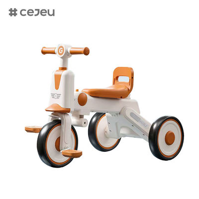 CJ-610، مع أضواء/موسيقى/ثلاث عجلات، أربعة ألوان، وردي/أزرق/رمادي/بني، حجم المنتج 65*42*50 سم