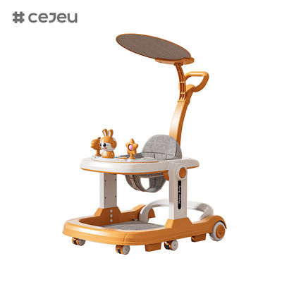 QRBB-869A, baby walker, 2 في 1 13 عجلة ضبط الطول * 6 الفرامل / الموسيقى / الألعاب