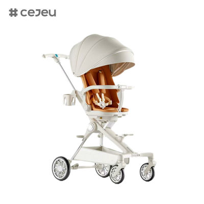 عربة أطفال قابلة للطي الأكثر مبيعًا CJ-XL 15L، يمكن أن تستلقي 360 درجة وتدور مقعد عربة الأطفال