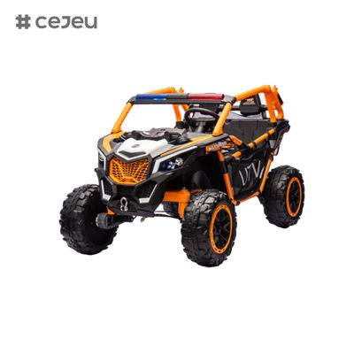 سيارة لعبة كهربائية للأطفال UTV على الطرق الوعرة 4WD 24 فولت 12 فولت مع جهاز تحكم عن بعد 2.4G، إطار من الفولاذ الكربوني، صدمات رباعية العجلات عالية القوة
