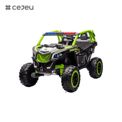 سيارة لعبة كهربائية للأطفال UTV على الطرق الوعرة 4WD 24 فولت 12 فولت مع جهاز تحكم عن بعد 2.4G، إطار من الفولاذ الكربوني، صدمات رباعية العجلات عالية القوة