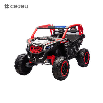 سيارة لعبة كهربائية للأطفال UTV على الطرق الوعرة 4WD 24 فولت 12 فولت مع جهاز تحكم عن بعد 2.4G، إطار من الفولاذ الكربوني، صدمات رباعية العجلات عالية القوة