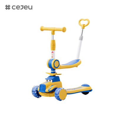 CJ-BDX-1588, مع قضيب دفع ومقعد، يمكن طيها بزر واحد مع عجلة صامتة بضوء رائع