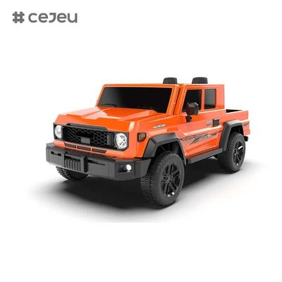 CJ-TTXB-HZBB-985 2025 شاحنة كهربائية جديدة 4WD للأطفال ركوب على 4x4 عجلات 3-8 سنوات مقعدين خارج الطريق RC مع طاقة البطارية