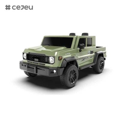 CJ-TTXB-HZBB-985 2025 شاحنة كهربائية جديدة 4WD للأطفال ركوب على 4x4 عجلات 3-8 سنوات مقعدين خارج الطريق RC مع طاقة البطارية