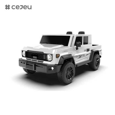 CJ-TTXB-HZBB-985 2025 شاحنة كهربائية جديدة 4WD للأطفال ركوب على 4x4 عجلات 3-8 سنوات مقعدين خارج الطريق RC مع طاقة البطارية