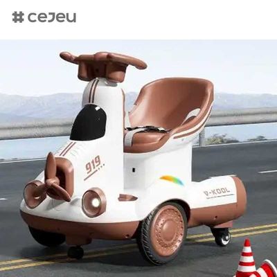 سيارة توازن كهربائية للأطفال جديدة 2 في 1 من CJ-HB-919 / حفارة أطفال دوارة 360 درجة للركوب