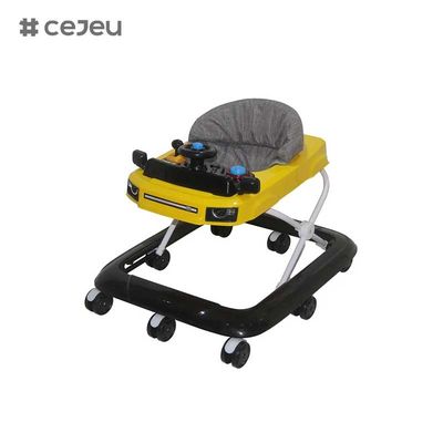 CJ-XTD-401,2025 نموذج جديد لـ Baby Walker 3 في 1 Push Walker البلاستيكي مع مستويات قابلة للتعديل للأطفال يتعلمون والمشي المعيار الأوروبي