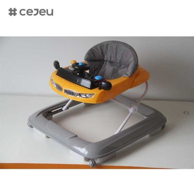 CJ-XTD-601 3-في-1 متعدد الوظائف الطفل دفع المشي مع الموسيقى خفيفة البلاستيك إطار ألعاب التعلم للصبيان هدية جديدة الطفل